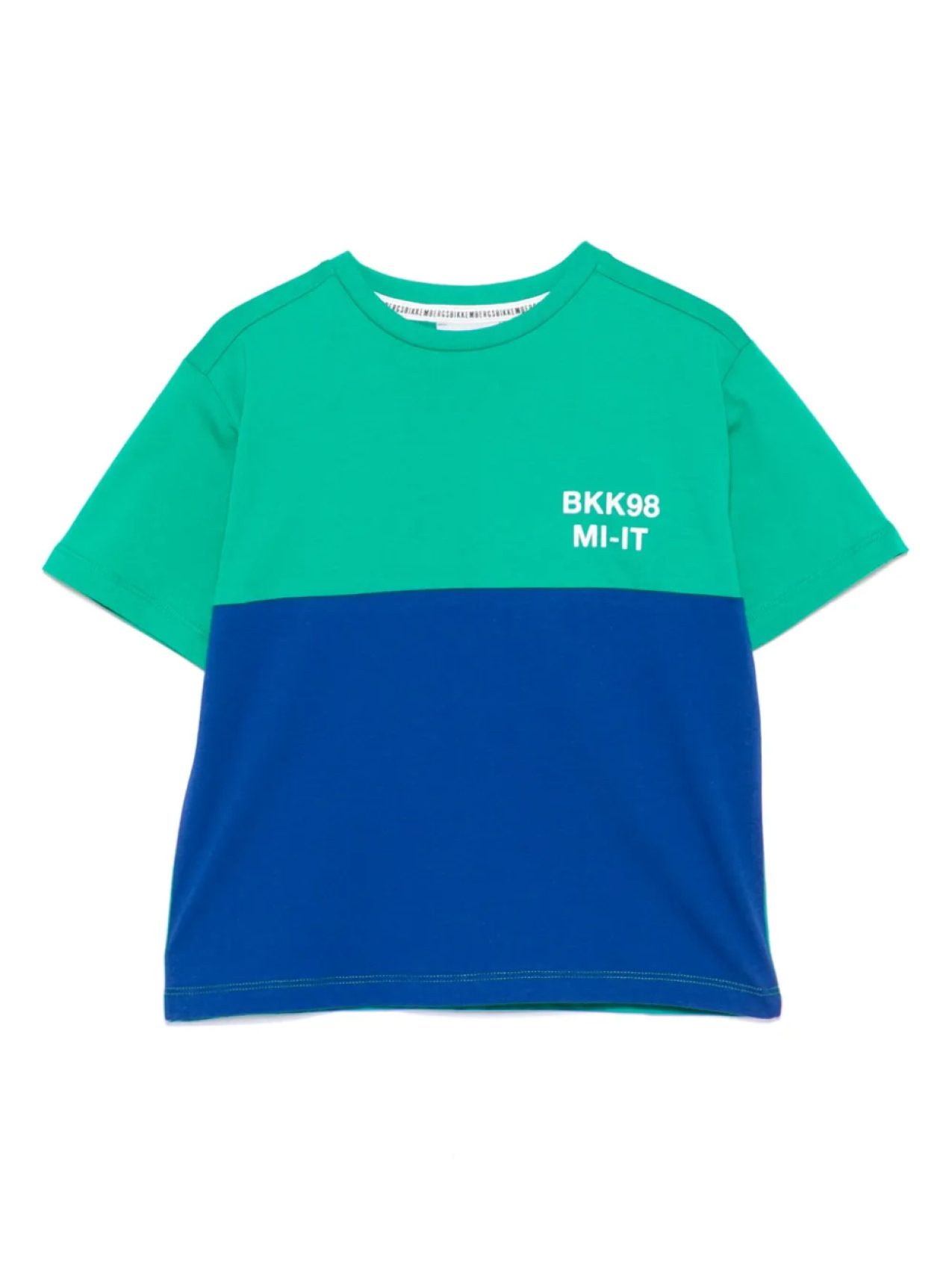 

Футболка с цветными блоками BIKKEMBERGS KIDS, зеленый