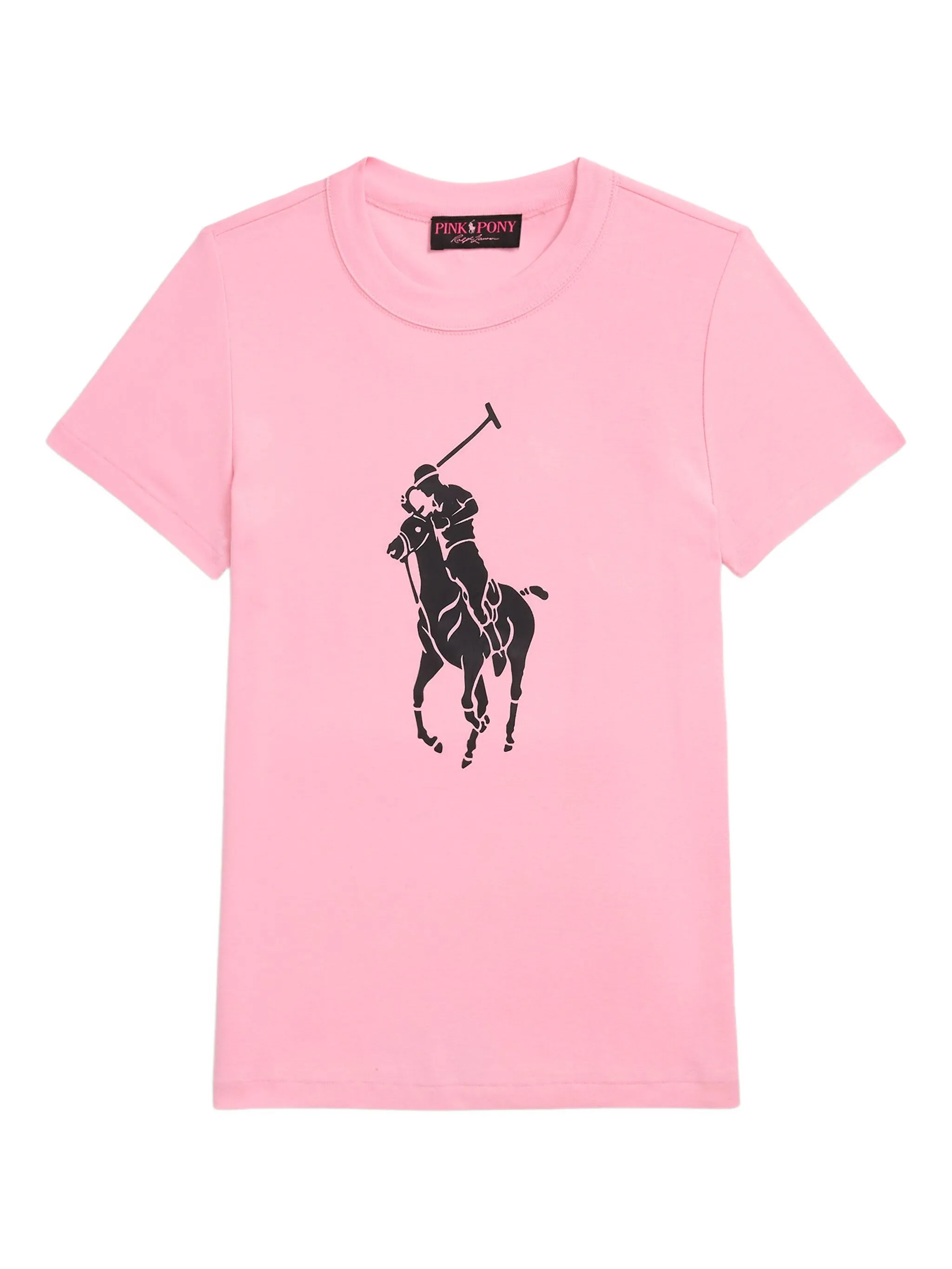 

Футболка Pony с круглым вырезом Polo Ralph Lauren, розовый