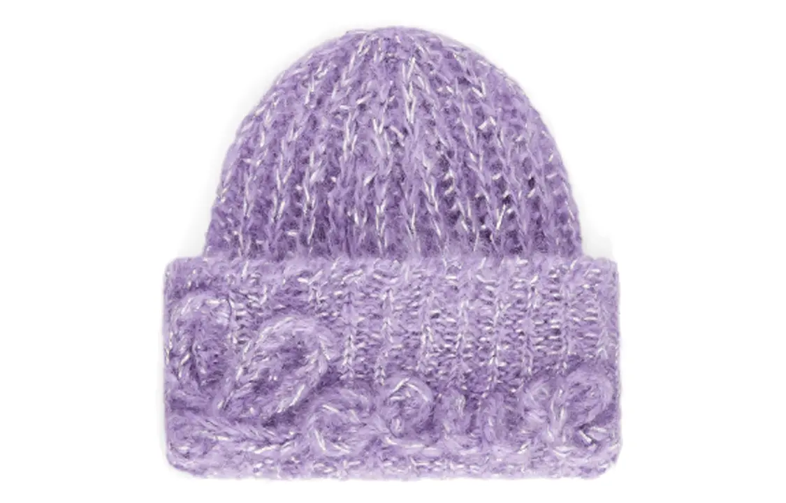 

Мужская пурпурная шапка из мохера и полиамида LOEWE