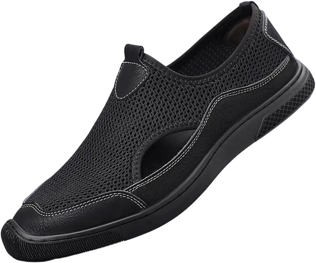 Мужские повседневные туфли Slip On, черный