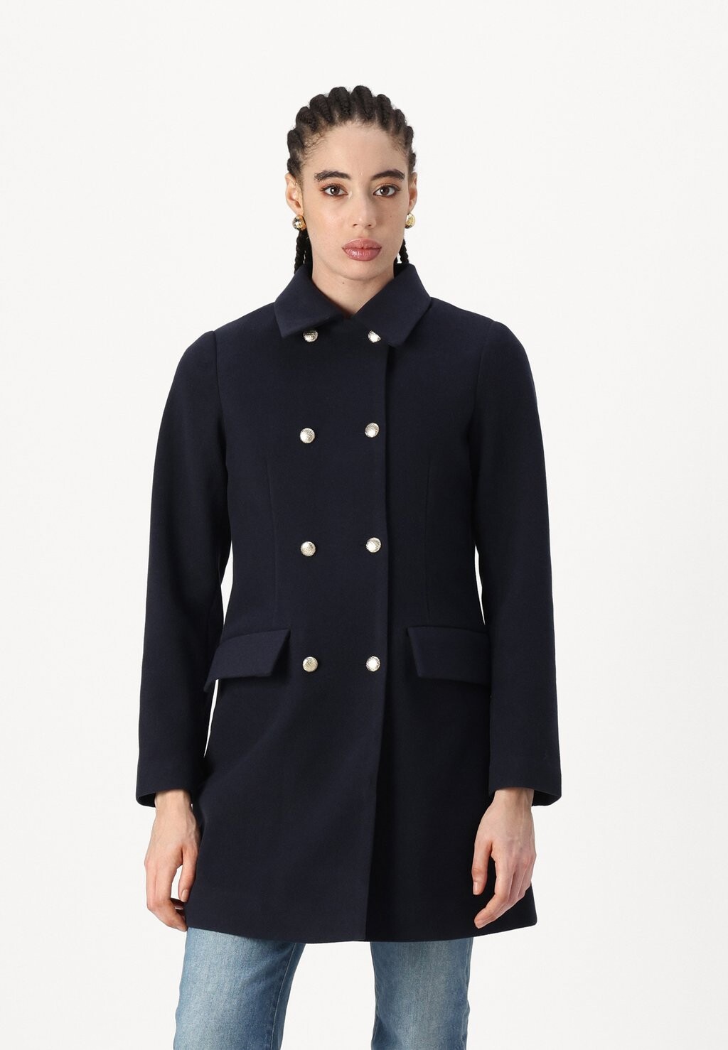 

Классическое пальто VIULLA COAT VILA, темно-синий
