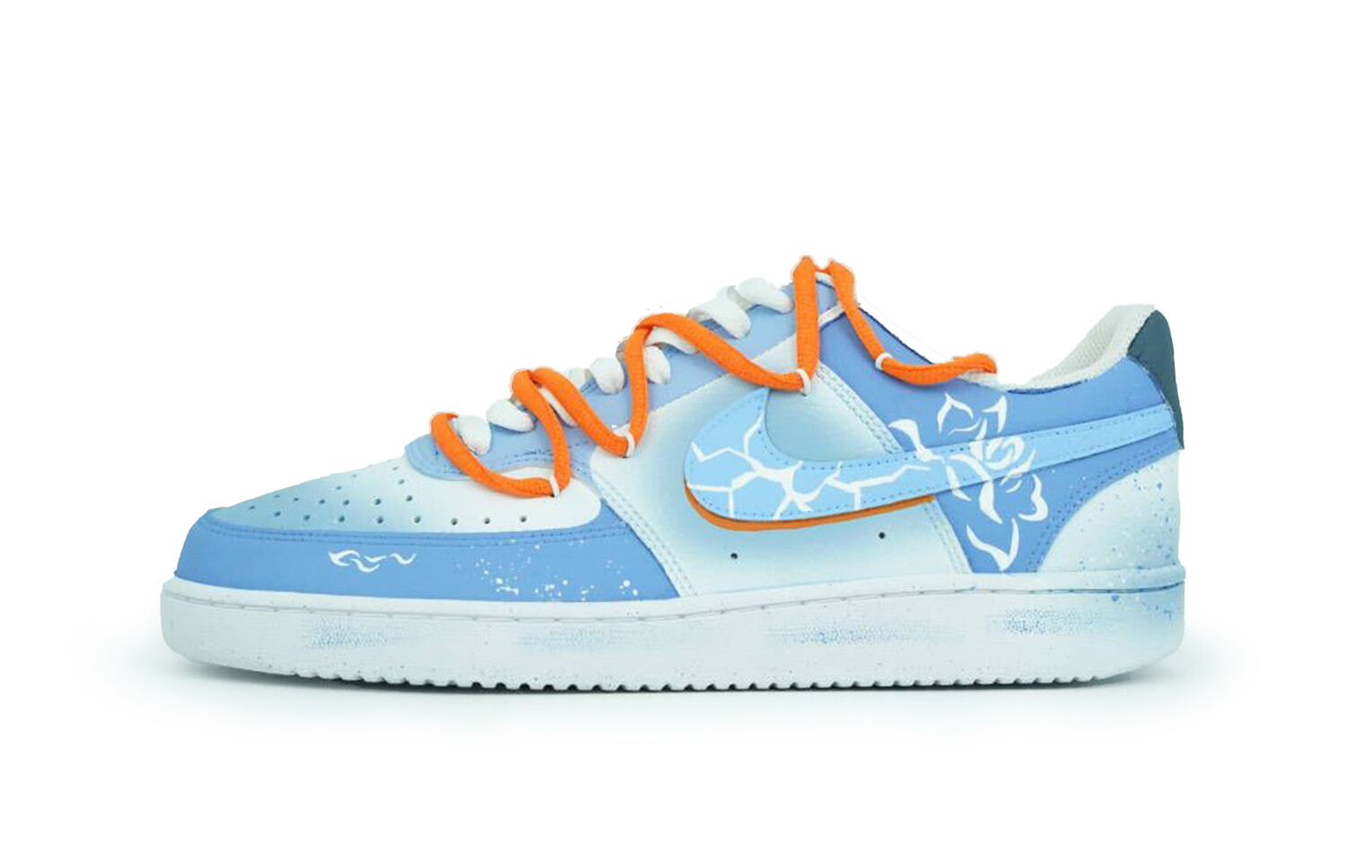 

Кроссовки Nike Court Vision 1 Skateboarding Shoes Men Low-top Blue, White, цвет Summer Ice Rose