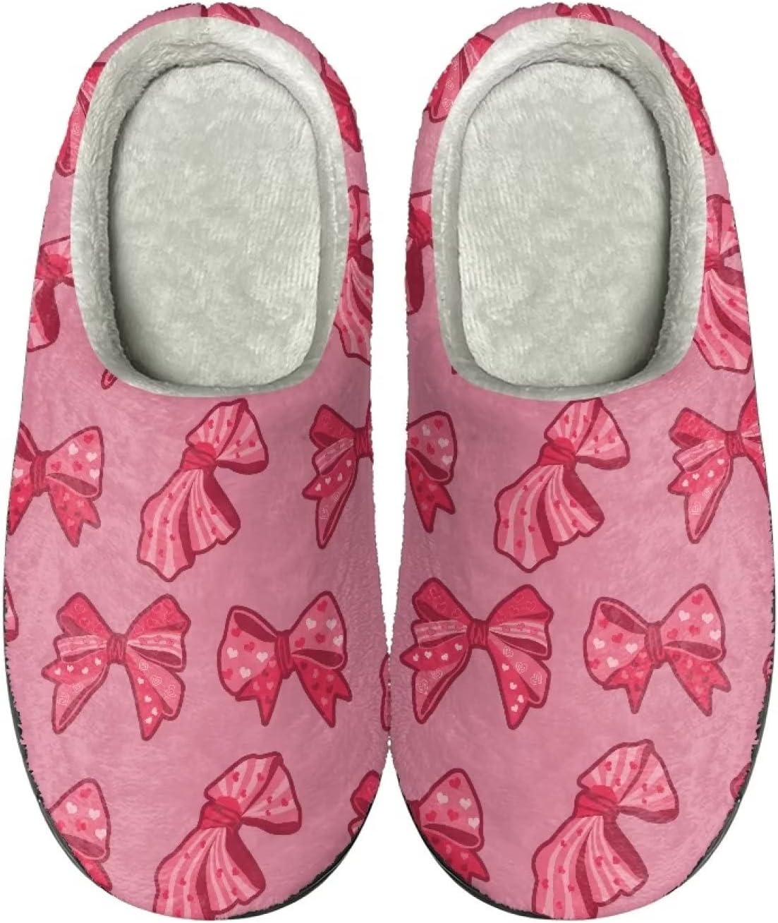 

Теплые тапочки для пары и семьи, осенне-зимняя обувь для дома и общежития, с мягкой подошвой и противоскользящей структурой, для женщин и мужчин Giftpuzz, розовый