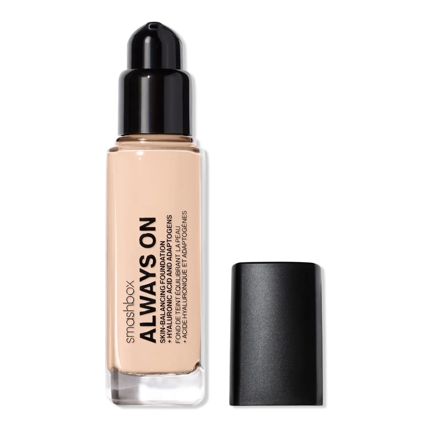 

Тональный крем Always On Skin-Balancing Foundation с гиалуроновой кислотой и адаптогенами. Smashbox, F20C (level-two fair with a cool undertone)