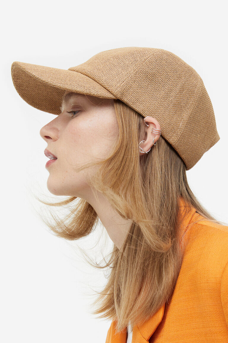 

Соломенная шапка H&M, бежевый