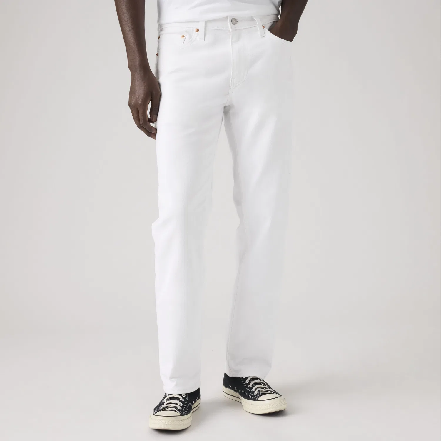 Мужские джинсы 511 Slim Levi's, White — фото 2