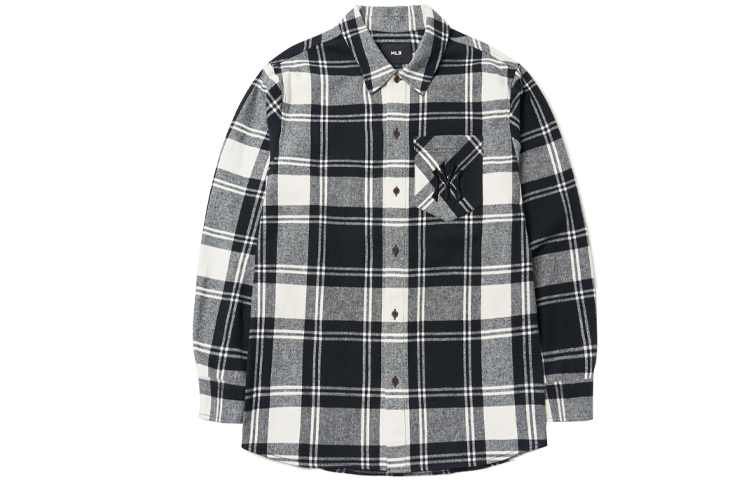 

MLB Рубашка Base Logo Unisex черная/белая