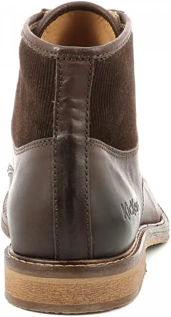 Мужские ботинки Kickers 877680-60 Alphaqua 92 Marron Fonce, коричневый — фото 3