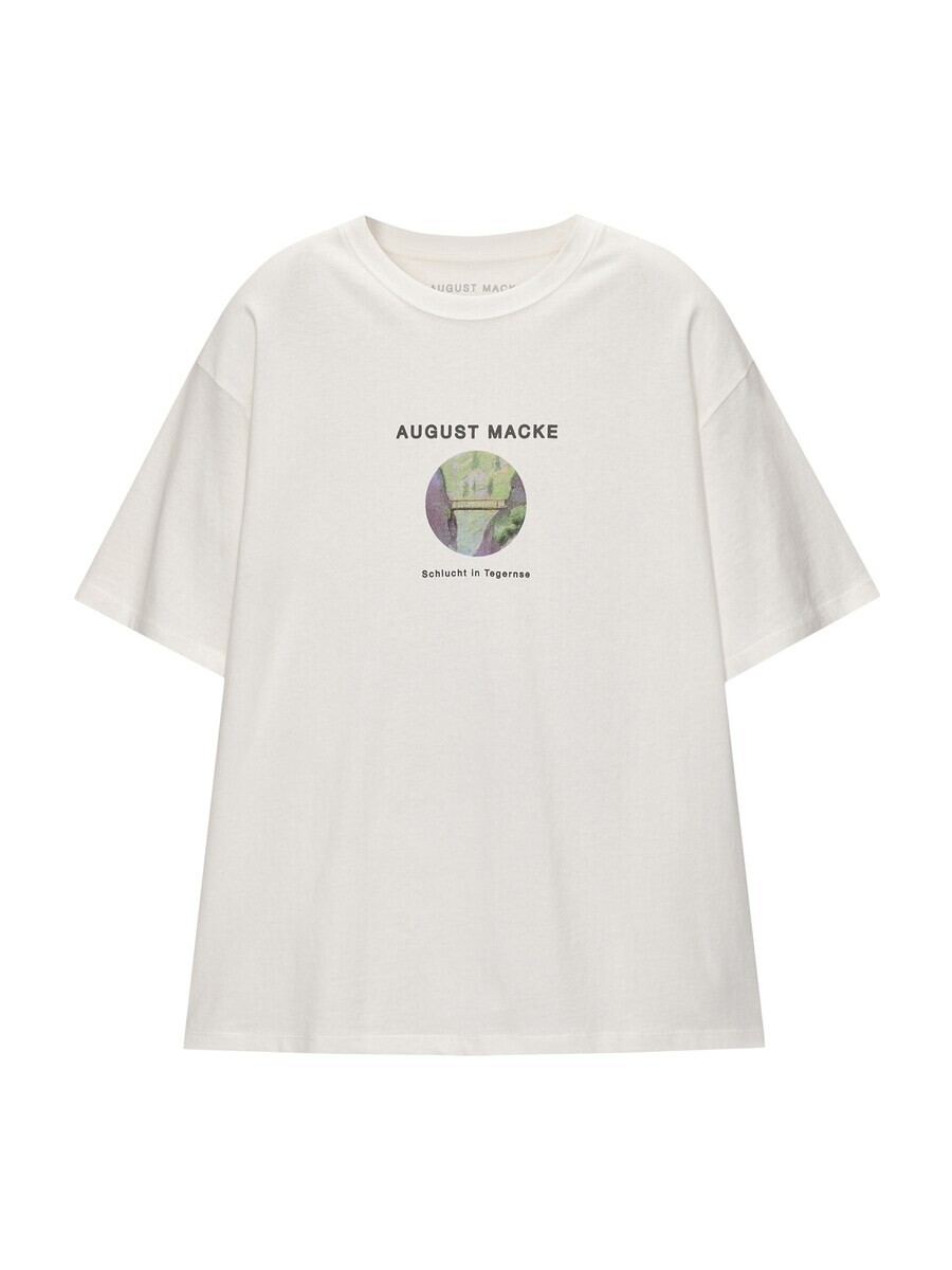 

Футболка Pull&Bear, цвет natural white