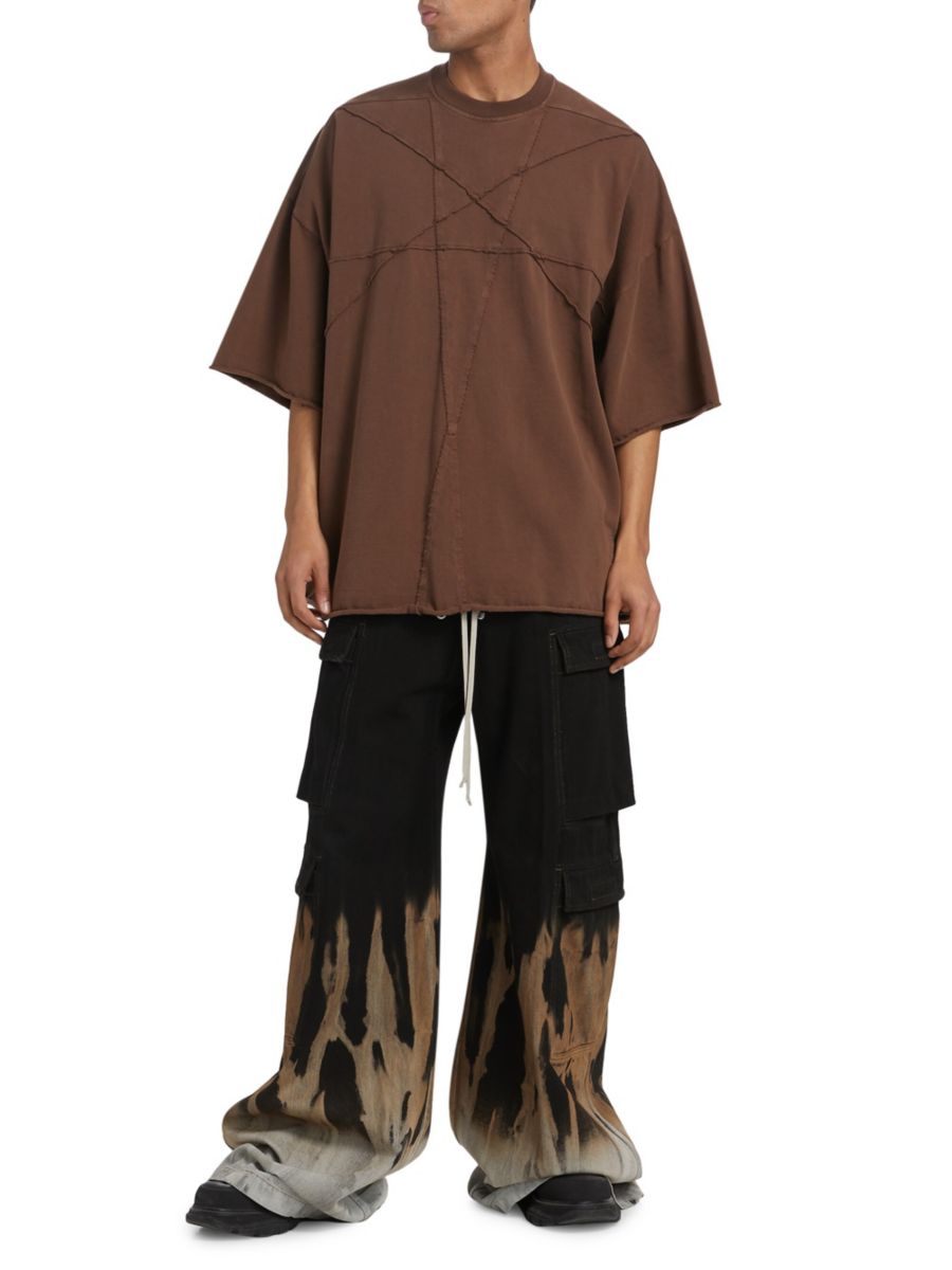 

Футболка с коротким рукавом Tommy Cotton DRKSHDW by Rick Owens, цвет Terra