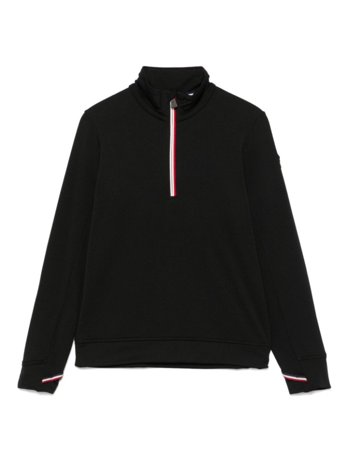 

Толстовка Moncler Enfant из эластичного трикотажа, черный