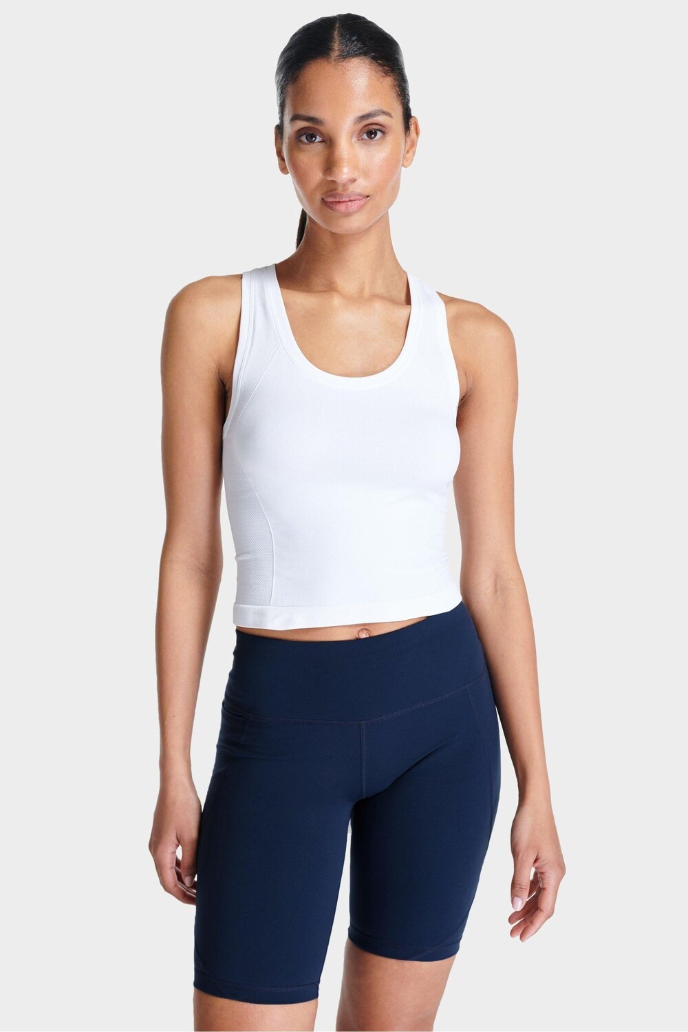 

Бесшовный тренировочный жилет для спортсменов Sweaty Betty, белый