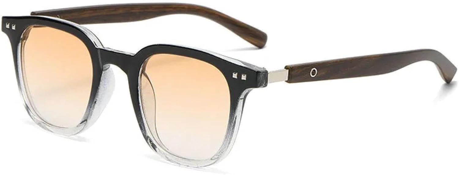 

Солнцезащитные очки с защитой от УФ-излучения UV400 | Rivet Punk Leopard | Для женщин и мужчин, для занятий спортом на открытом воздухе и вождения DSVIGF, Black Clear Tea