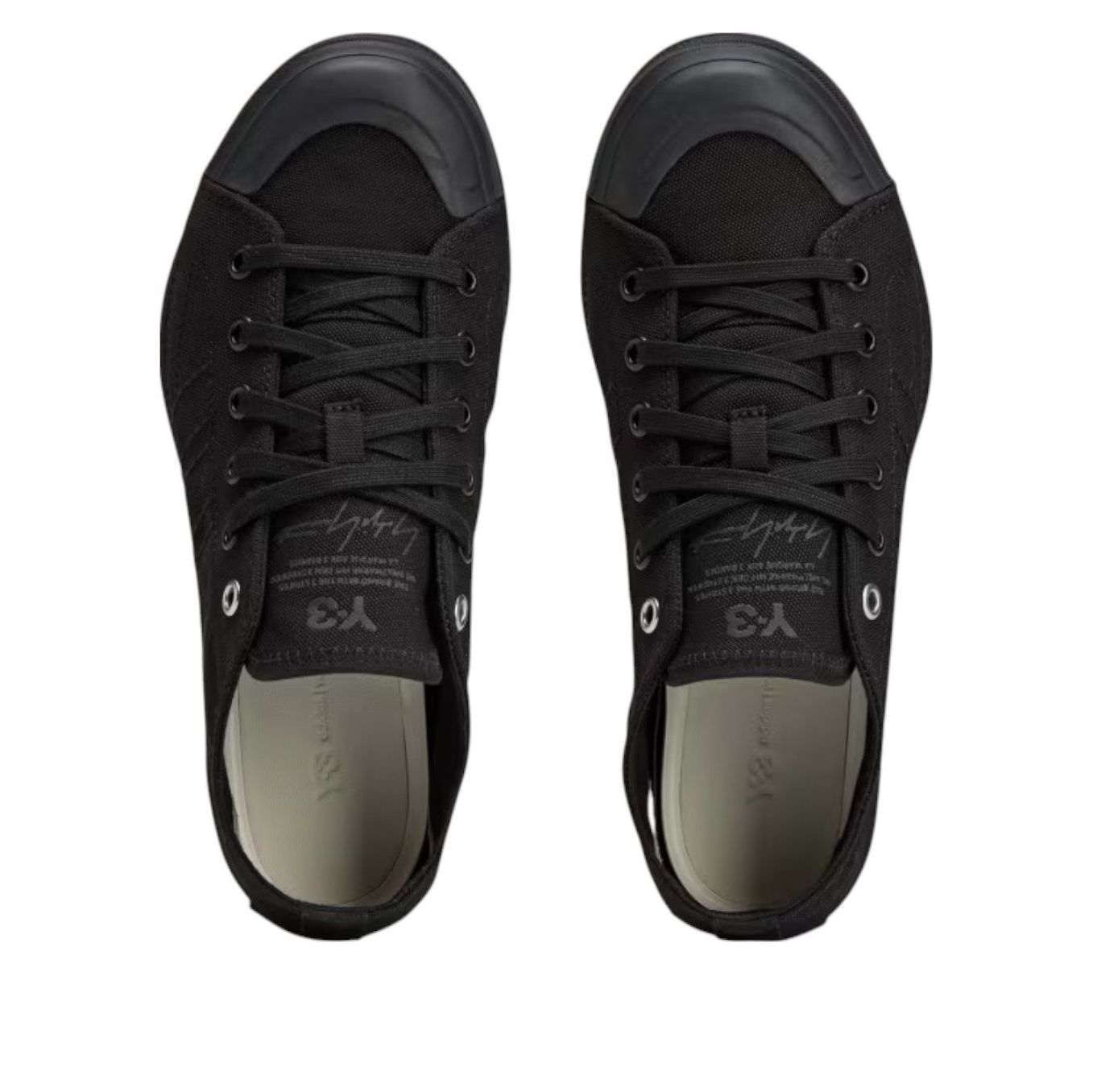 Adidas Y-3 Nizza Lo 'Black' — фото 4