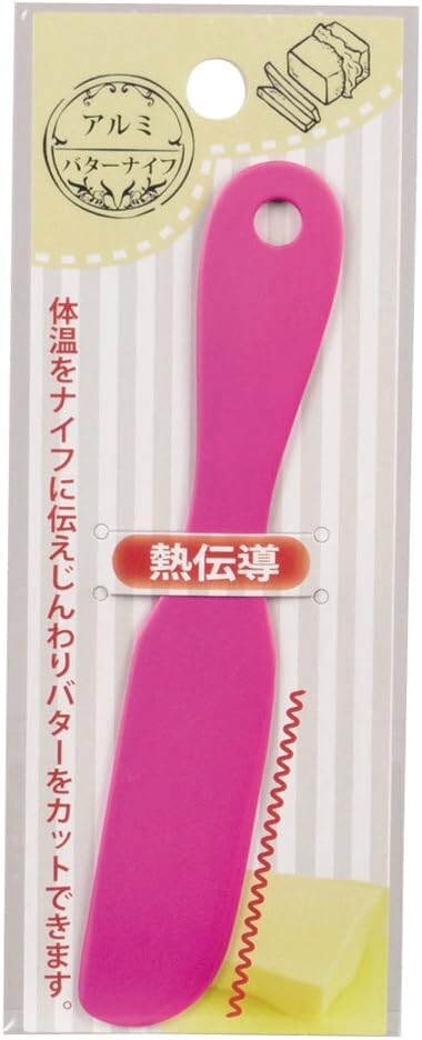

Алюминиевый нож для масла [Сделано в Японии], Safety Pink