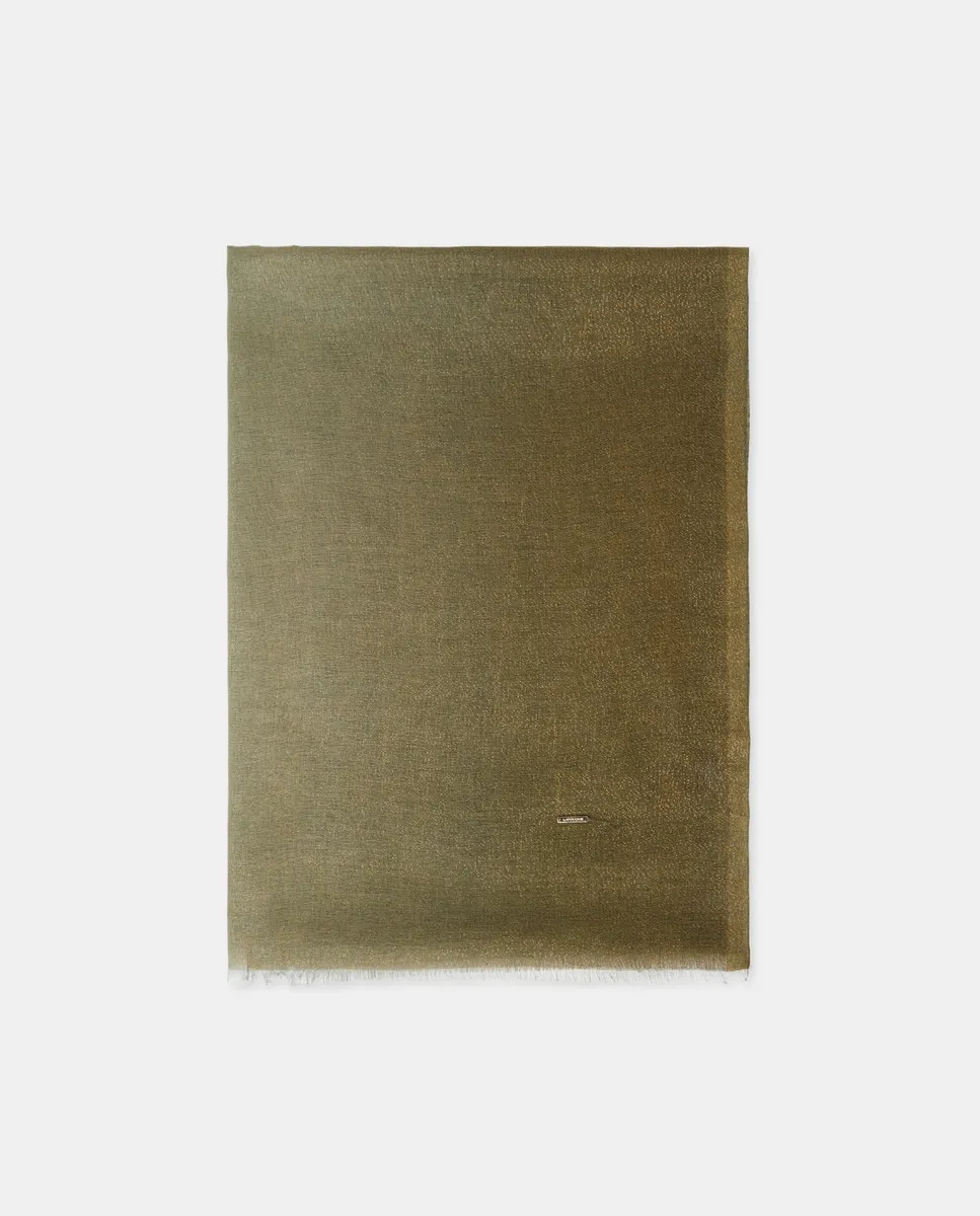 

Шарф с фольгированным градиентом Latouche, хаки