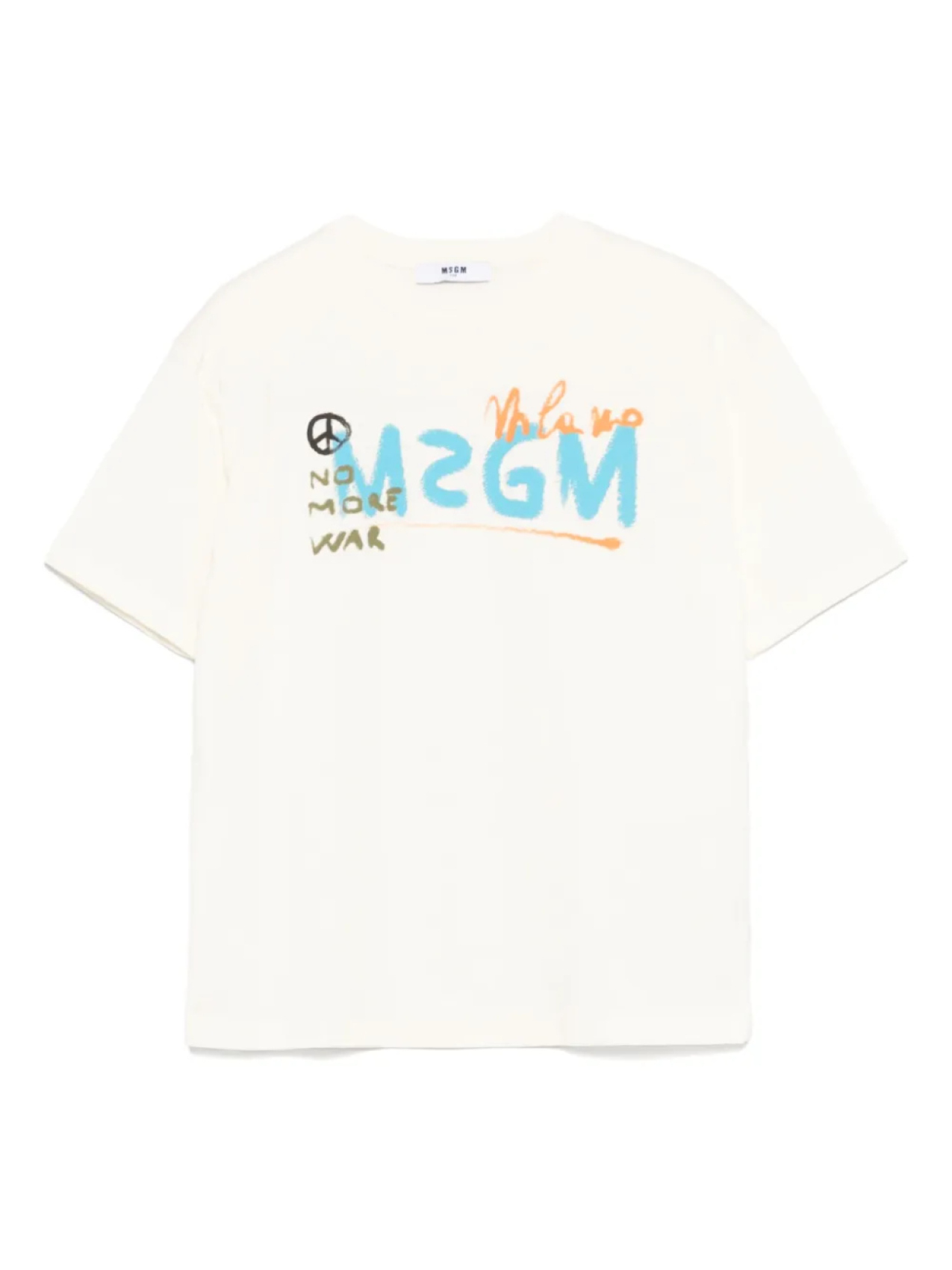 

MSGM Kids футболка с логотипом, нейтральный