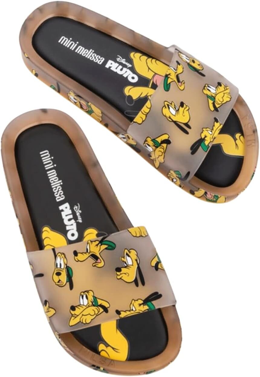 

Сандалии Mini Melissa Beach Slide + Mickey & Friends III, цвет Clear Beige/Yellow