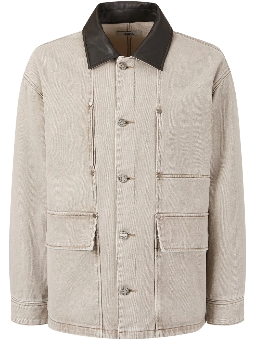 

Куртка с контрастным воротником STUDIO TOMBOY, нейтральный