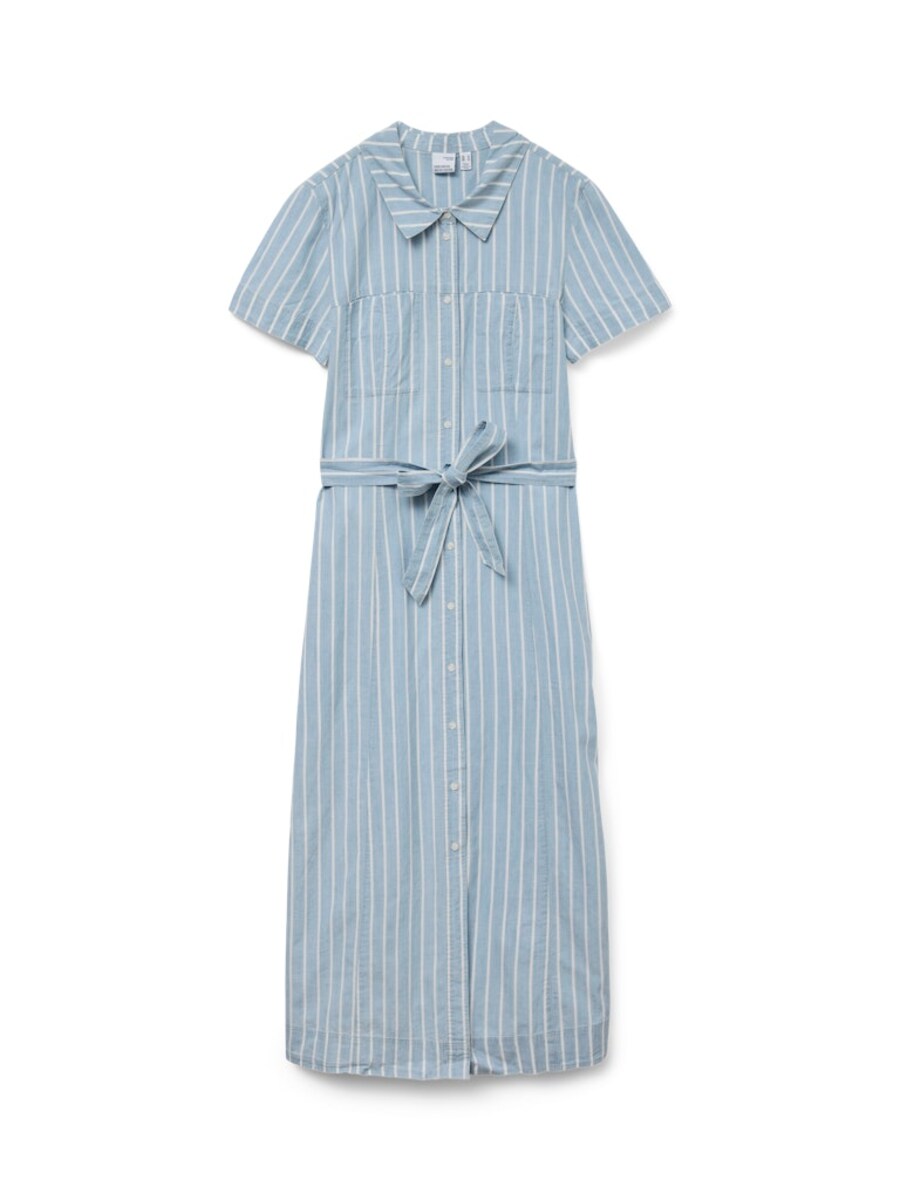 

Платье-рубашка VERO MODA VMVIO, синий деним