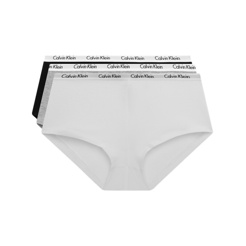 

Трусы женские Calvin Klein с логотипом, серый / черный / белый