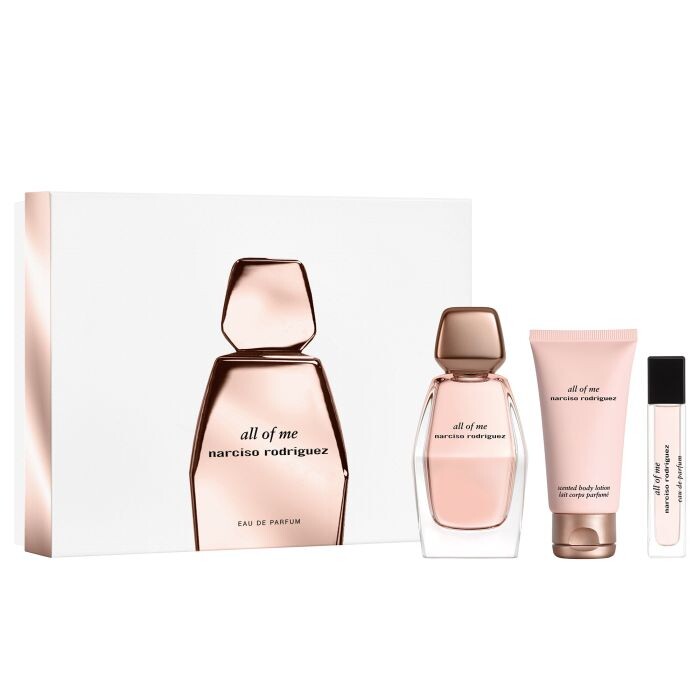 

Мужская туалетная вода All of Me Eau de Parfum Set de regalo Narciso Rodriguez, EDP 90 ml + Body Lotion 50 ml + Mini