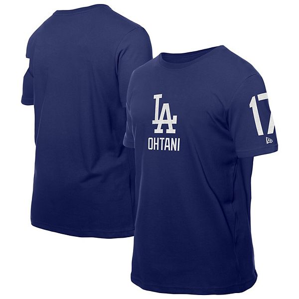 

Футболка с именем и номером Shohei Ohtani Los Angeles Dodgers Design Lab New Era