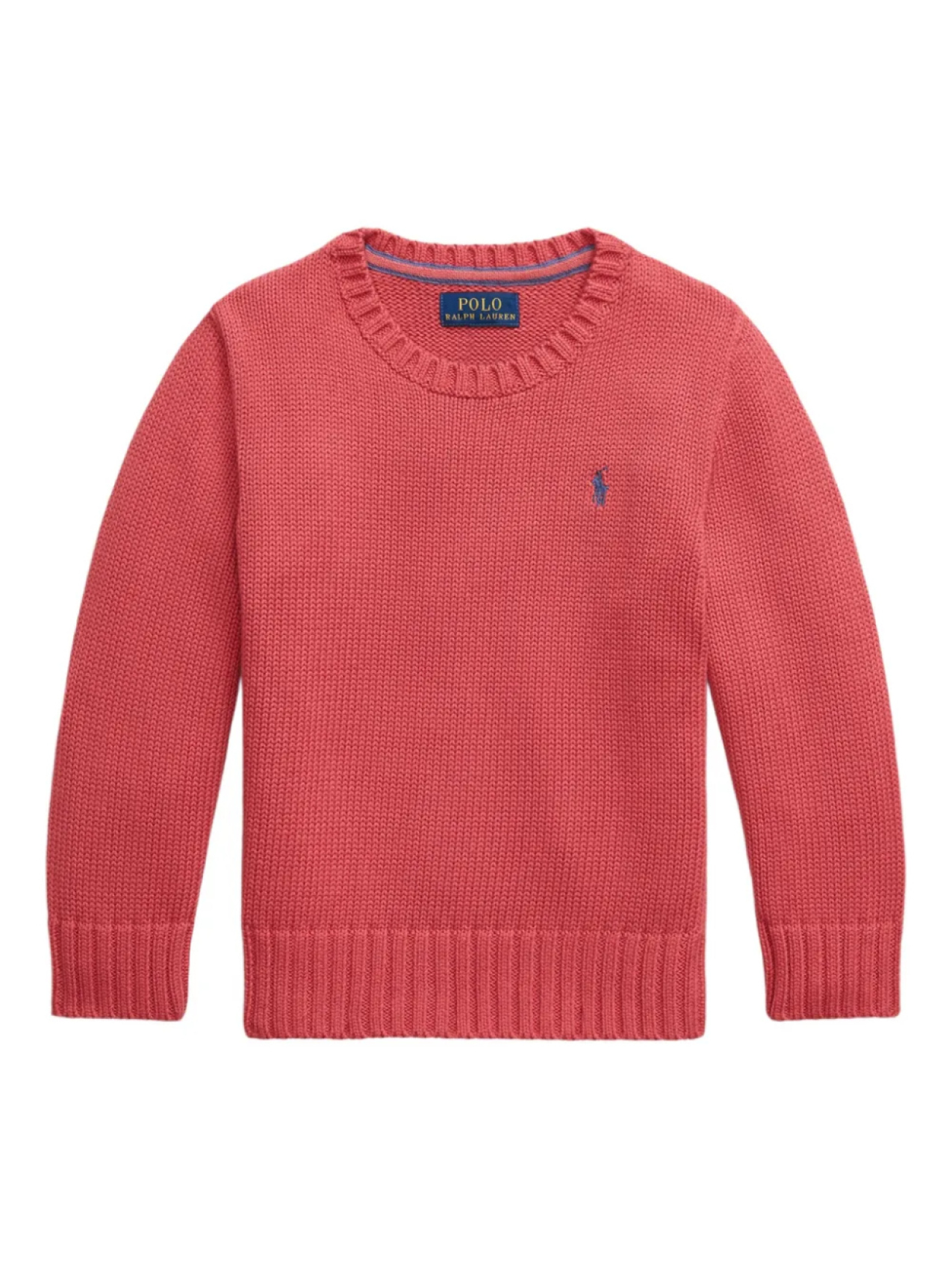 

POLO RALPH LAUREN KIDS свитер с вышивкой Polo Pony, красный