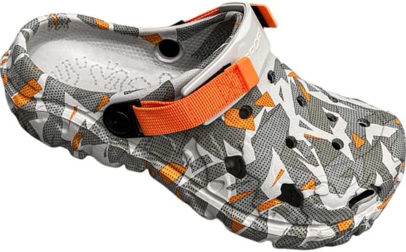 

Мужские летние тапочки большого размера с яркими цветами, для улицы и дома, сандалии EVA, мягкая подошва, удобные, противоскользящие, для пляжа Fmshi, оранжевый