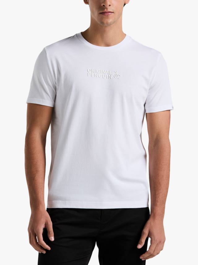 

Футболка с графическим логотипом Original Penguin, цвет Bright White
