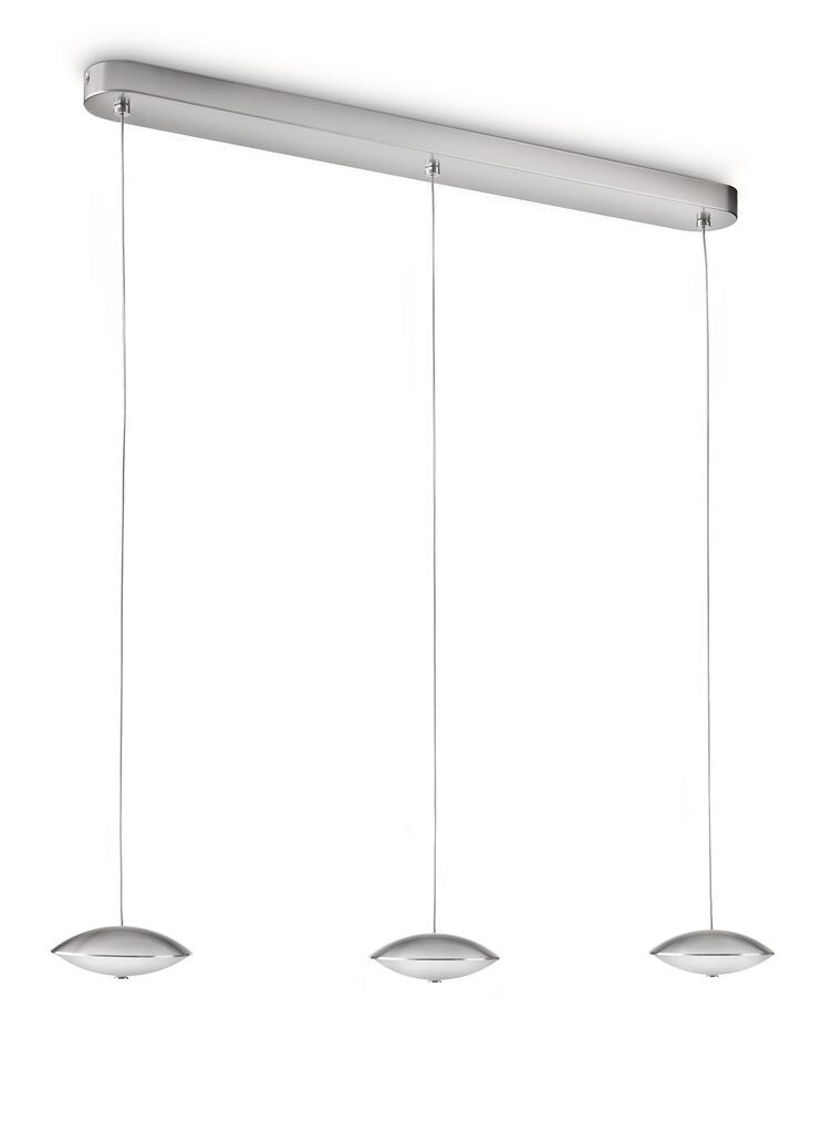 

Philips Tarn Светодиодный подвесной светильник, трехсторонний 409611716, серебро