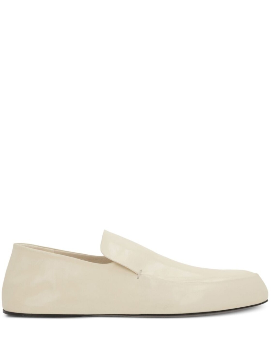 Кожаные мокасины Jil Sander, белый