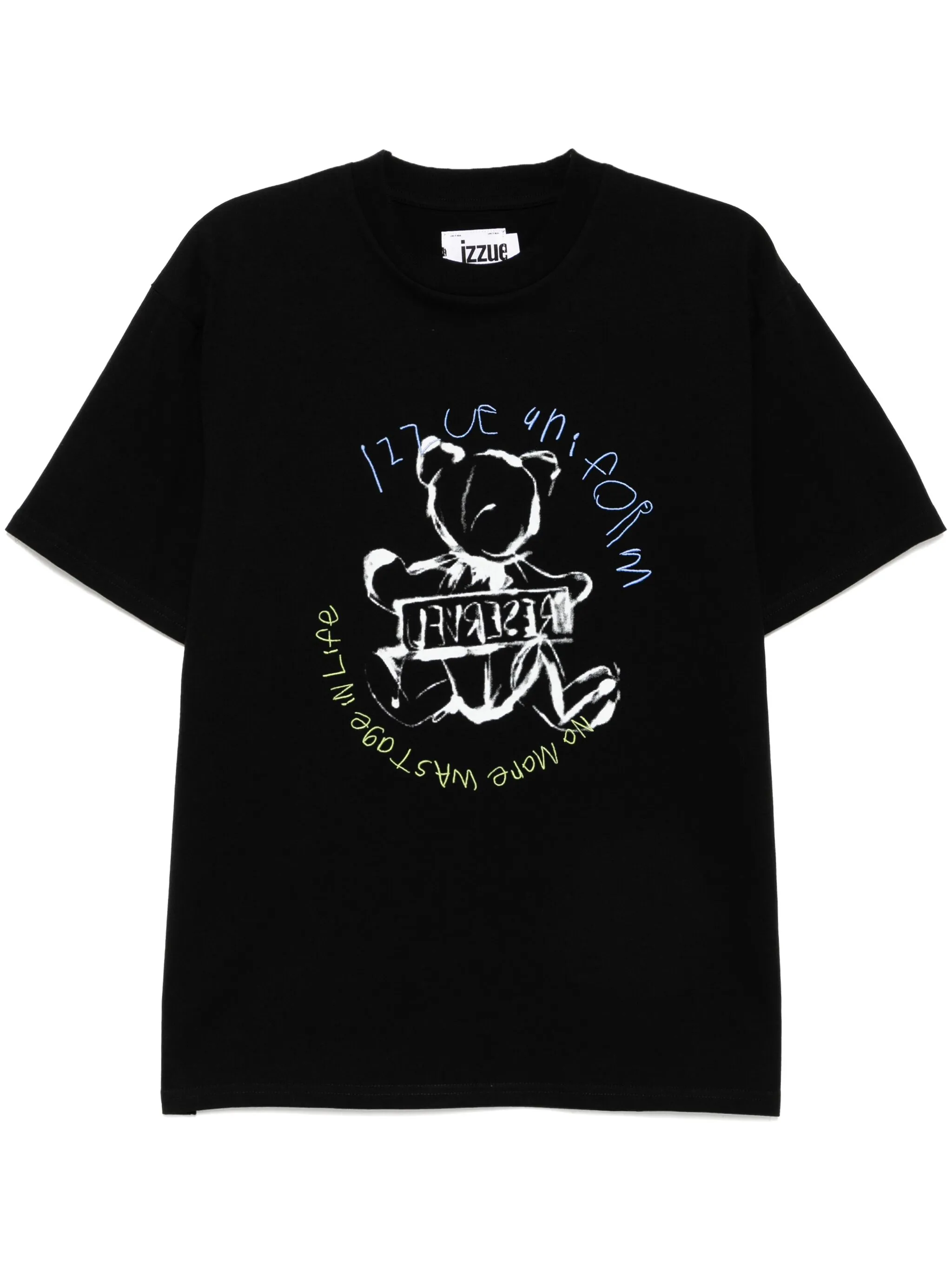 

Футболка с графичным принтом Izzue, черный