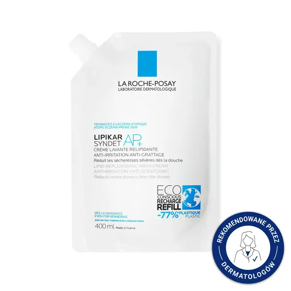 

Сменный блок крема для мытья тела, 400 мл La Roche-Posay Lipikar syndet ap+