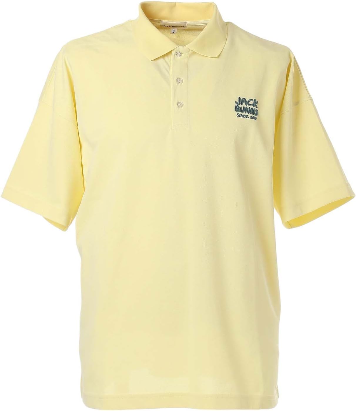 

Мужская поло-рубашка Jack Bunny 262-5160305 с коротким рукавом (блочный узор, дышащая, для игры в гольф), желтый