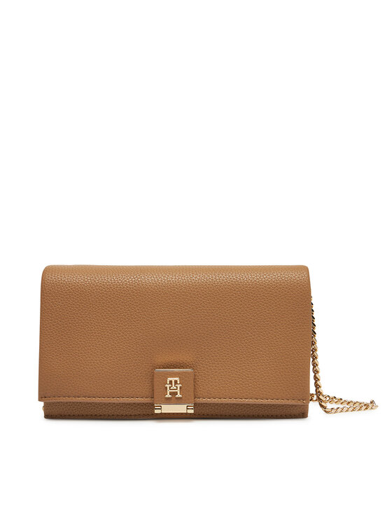 

Сумочка Th Her Flap W/Chain AW0AW17403 Tommy Hilfiger, бежевый