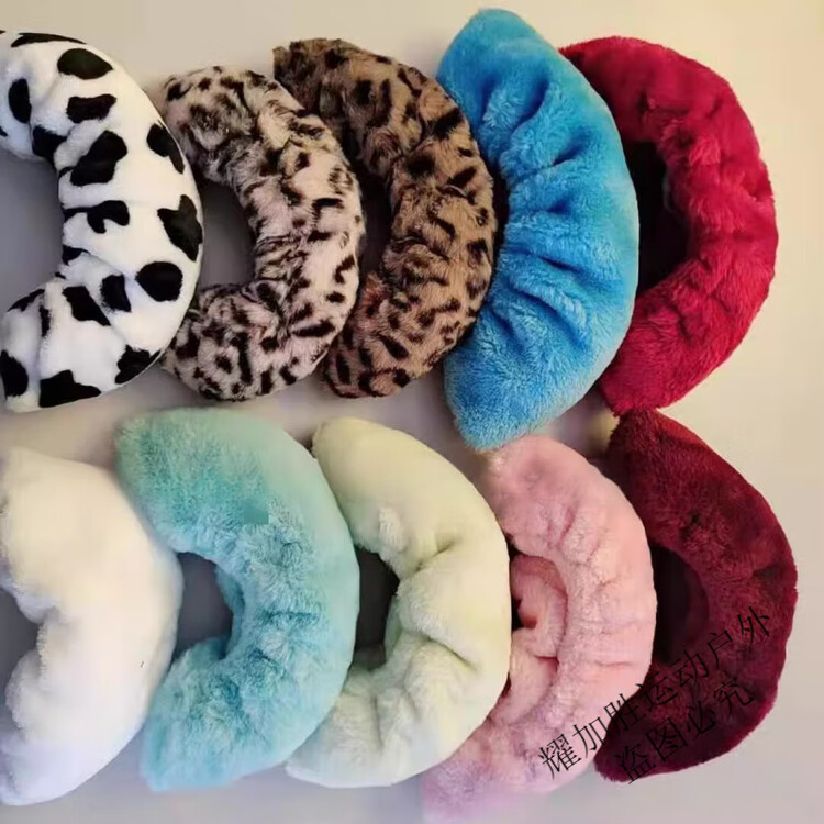 

HEAD ZKHE Чехлы для лезвий коньков для фигурного катания, впитывающие, плюшевые с пайетками, мягкие, желтые пайетки, одна пара