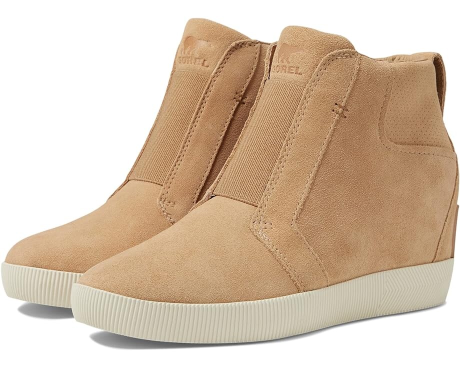 

Ботинки SOREL Out N About Pull-On Wedge, цвет Canoe/Sea Salt
