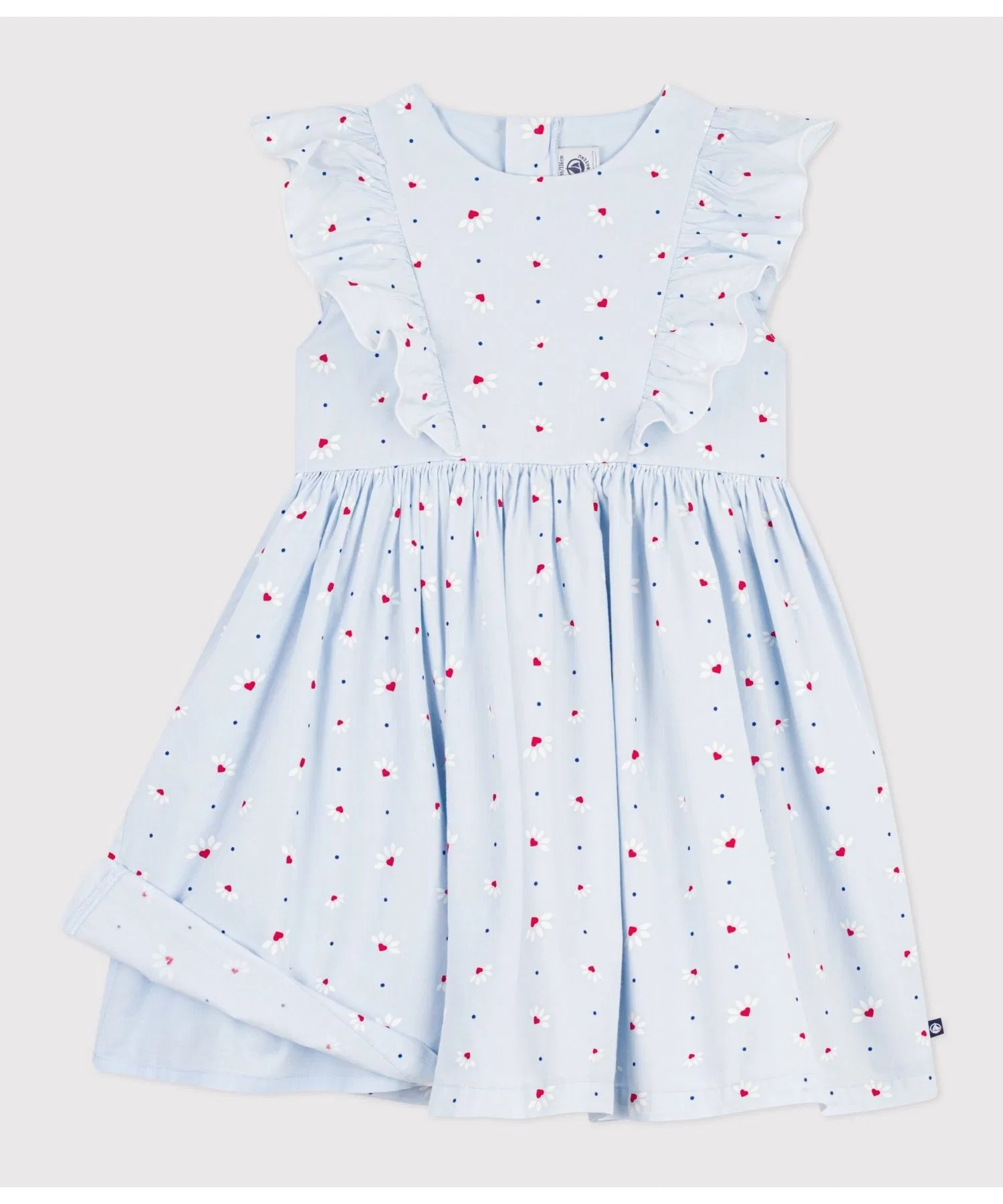 Детское платье PETIT BATEAU с цветочным принтом — фото 4