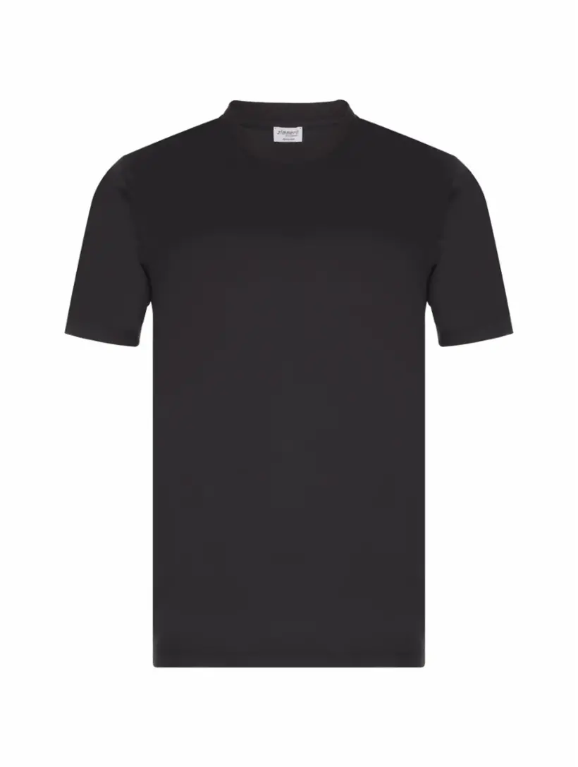 

Хлопковая футболка Zimmerli, черный