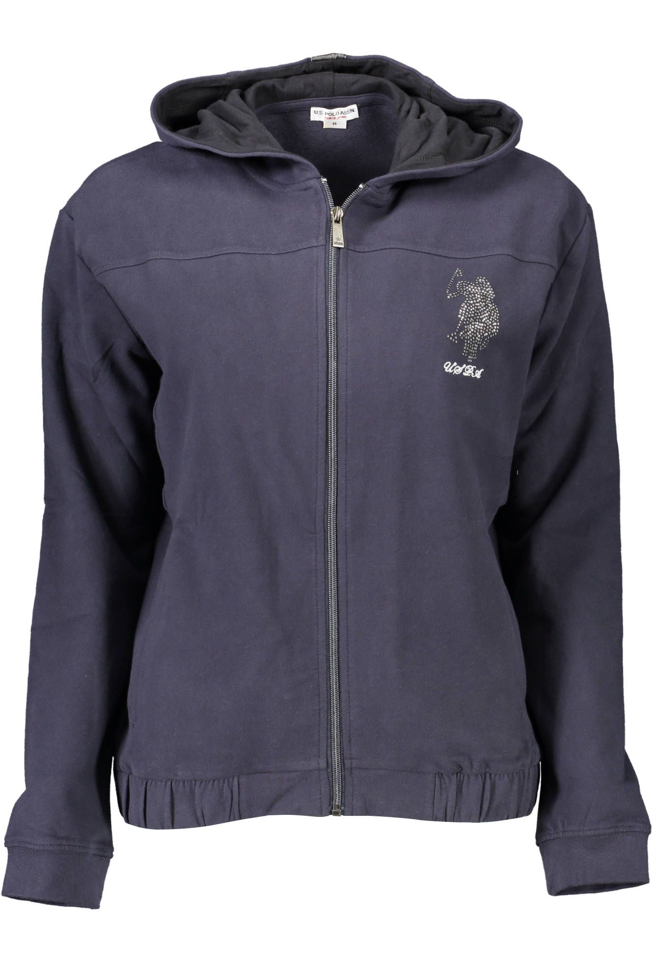 

Синий хлопковый женский свитер U.S. Polo Assn.