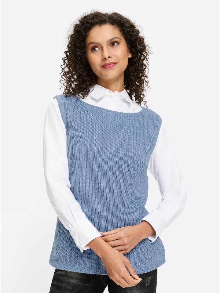 

Heine Вязаный топ синего цвета