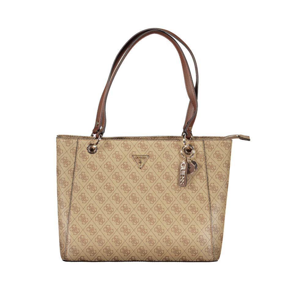 

Бежевая полиэтиленовая сумка Guess Shoes