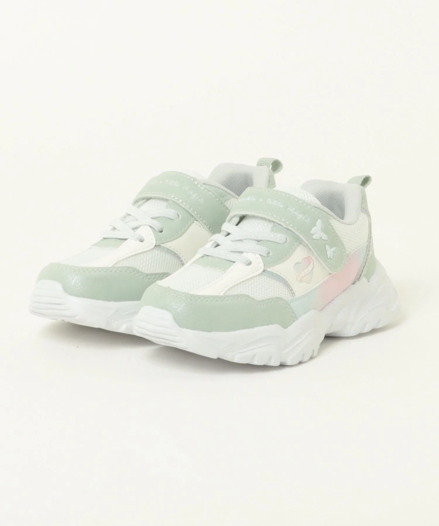 Детские кроссовки с логотипом ShoepLaza мятные