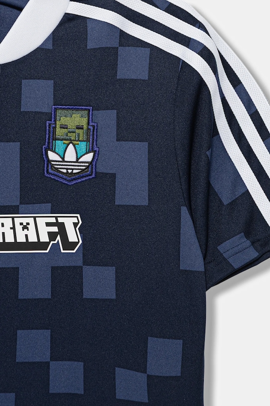 Детская футболка MINECRAFT Adidas Originals, темно-синий — фото 3
