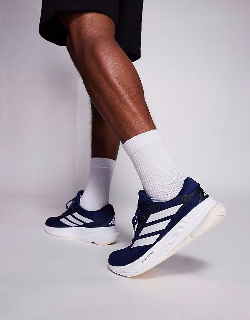 Кроссовки Adidas Running Supernova Ease темно-синего и серого цветов Adidas Performance — фото 2