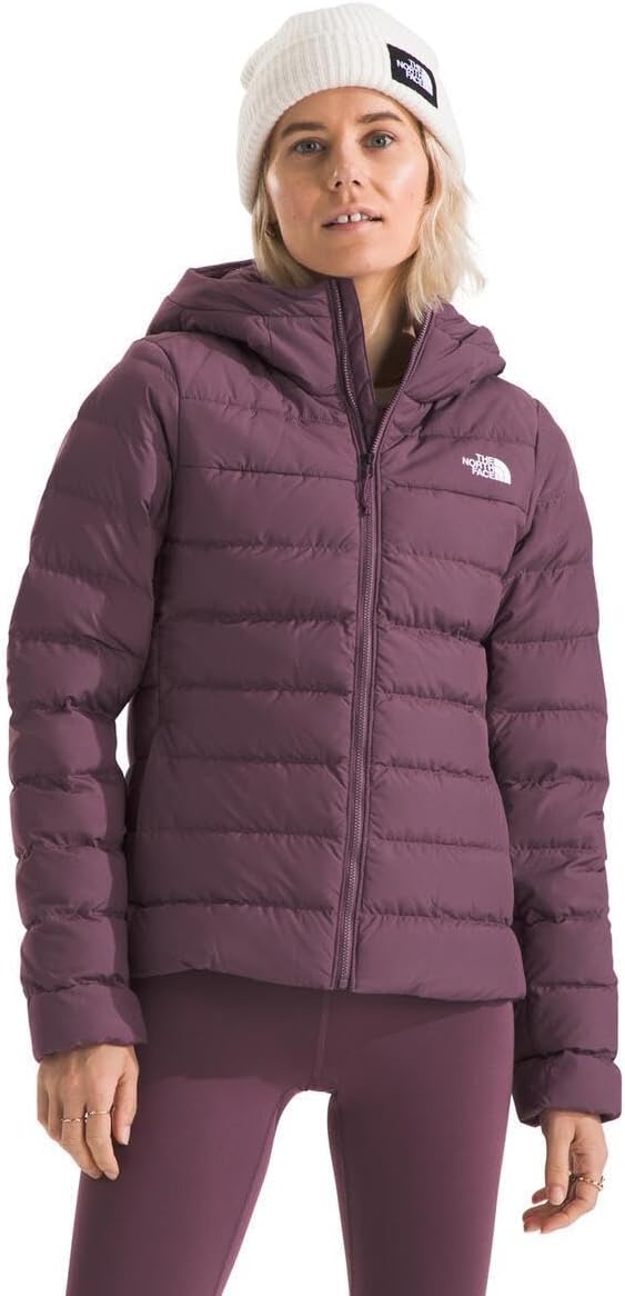 

THE NORTH FACE Женская утепленная куртка Aconcagua 3 с капюшоном, защита от ветра и влаги, регулируемый трехсекционный капюшон со шнурком, Midnight Mauve