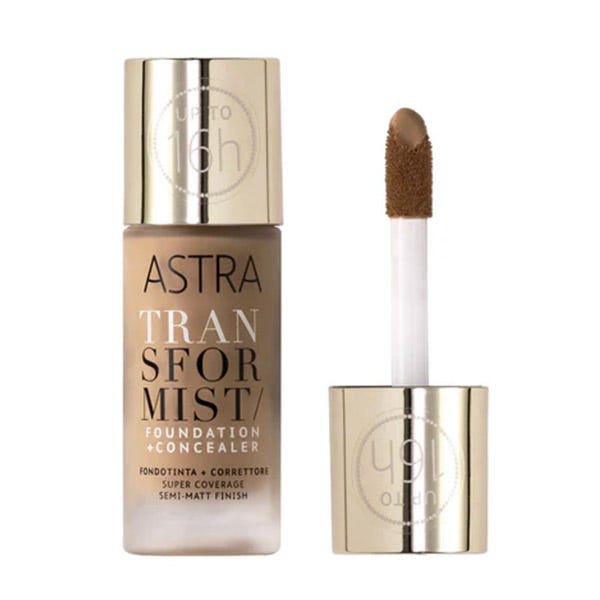 

Стойкая тональная основа и консилер ASTRA MAKEUP Transformist Foundation + Concealer, 5W Caramel