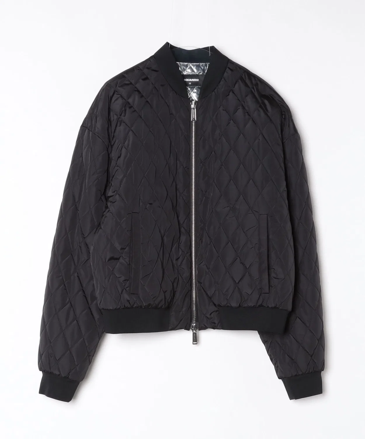 Бомбер Dsquared2 Urban Quilted Bomber нейлоновый черный
