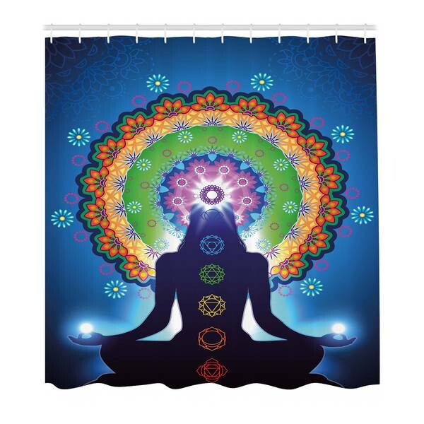 

Занавеска для душа twentyfour Mandala Chakra, 240 см, разноцветный